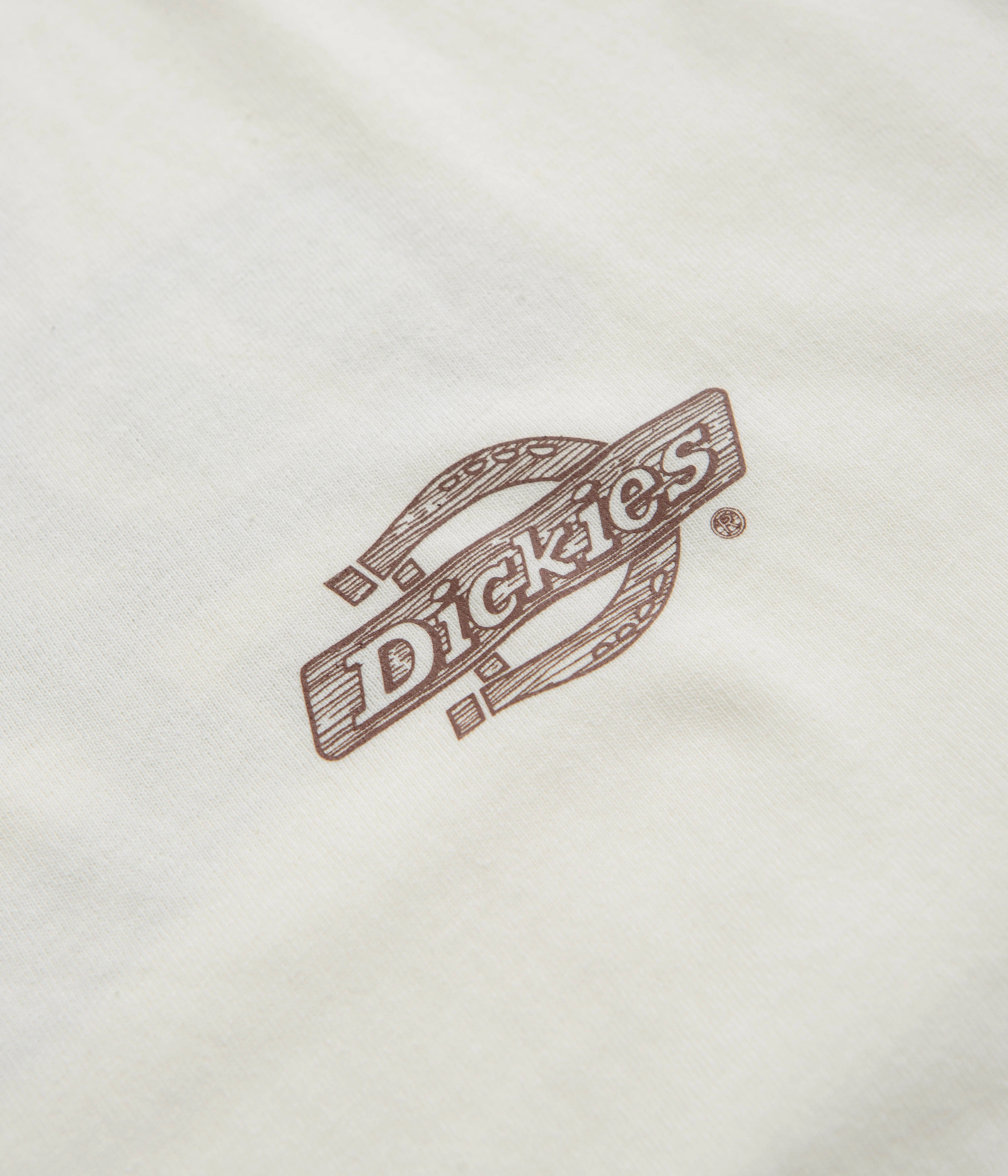 football event Slim-fit Dickies Wood Logo T-Shirt - Egret