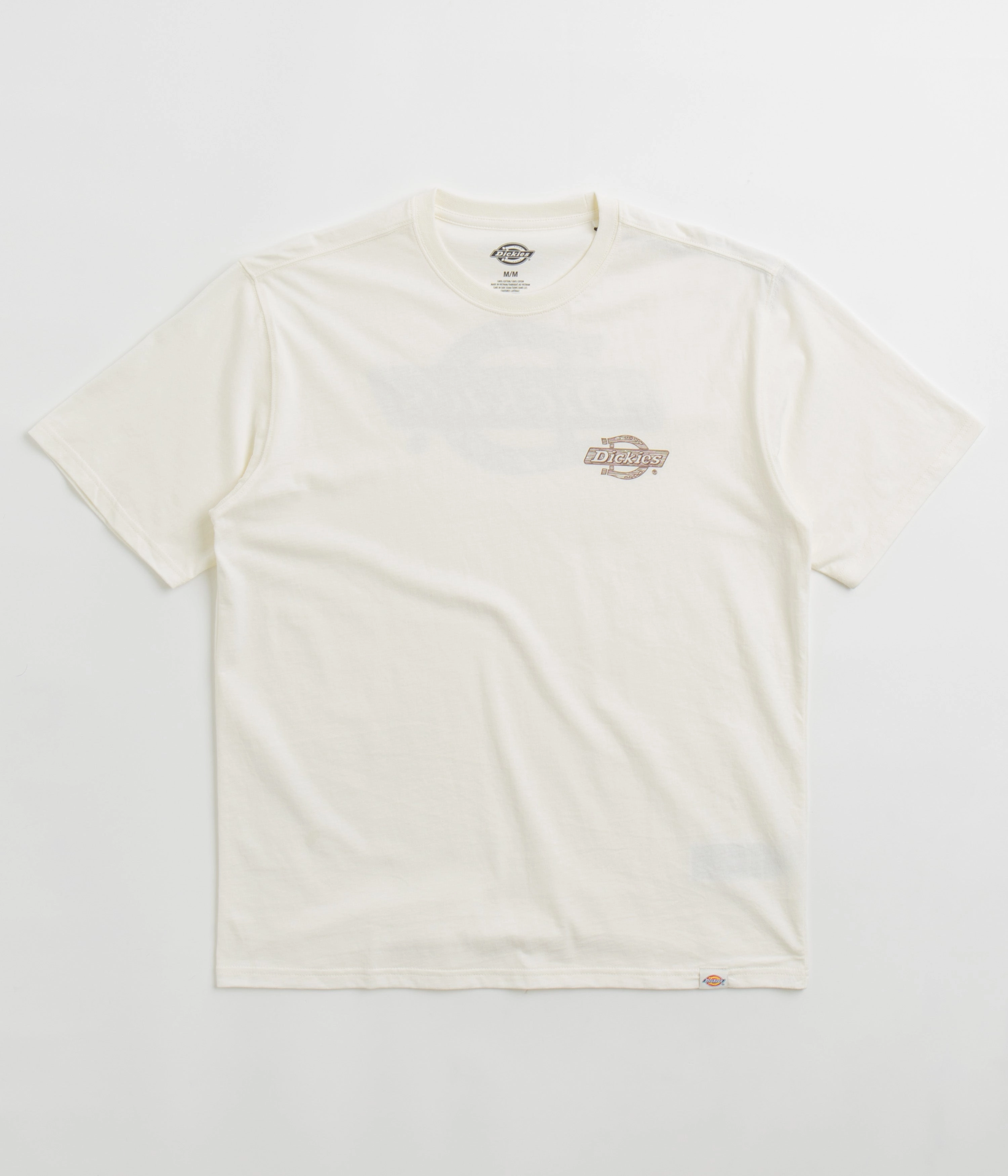 male clothing Dickies Wood Logo T-Shirt - Egret