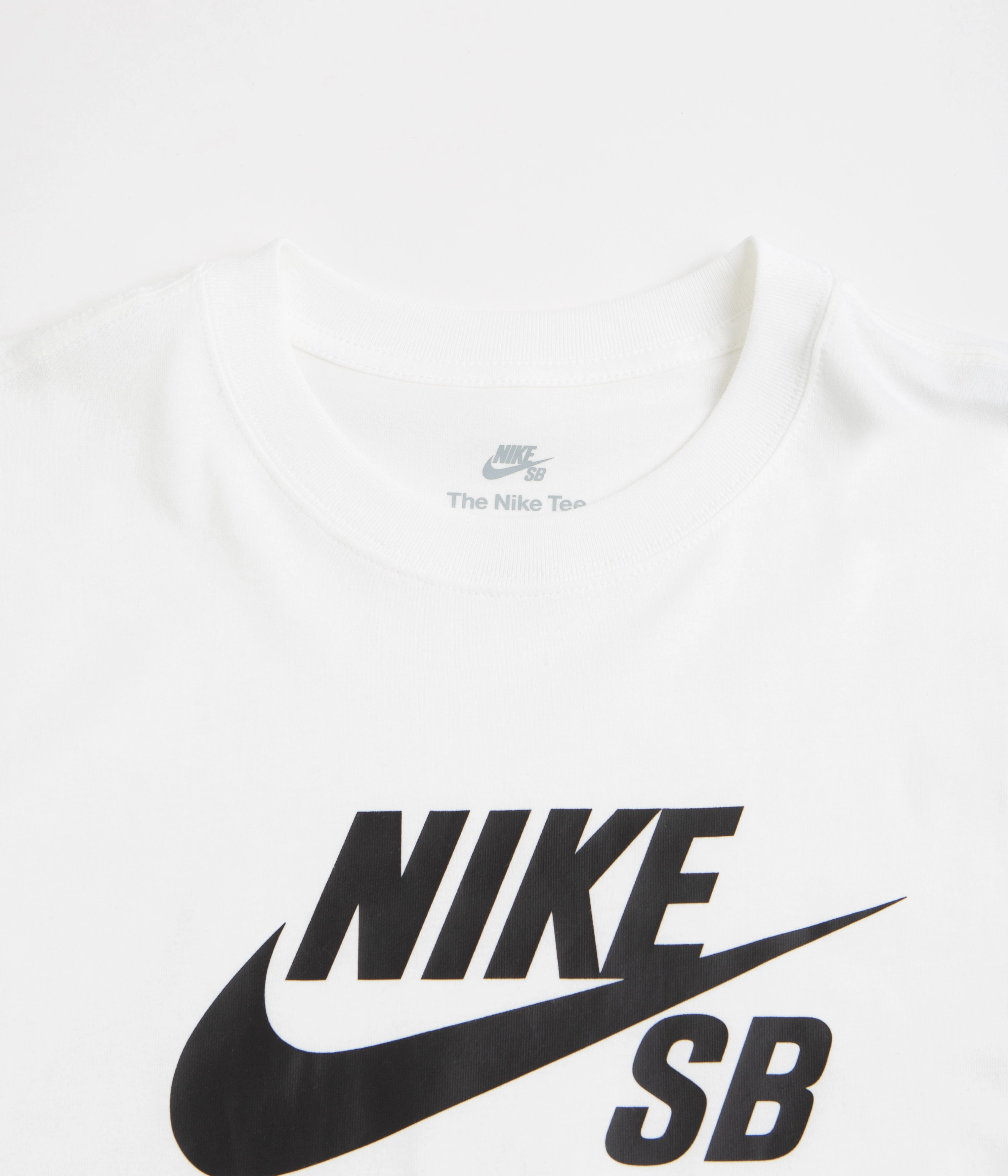 Nike SB Large Logo T-Shirt - White / Black vacation