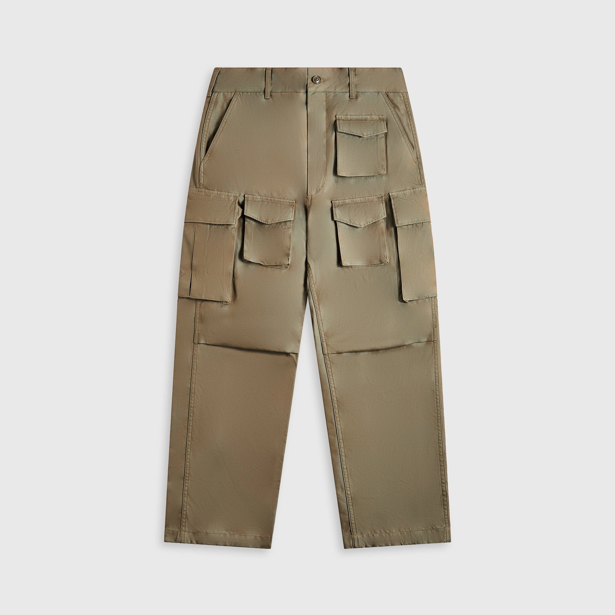 Double Needle Stitching Seamless Comfort Engineered Garments FA Pant PC Iridescent Heavy Twill - Olive