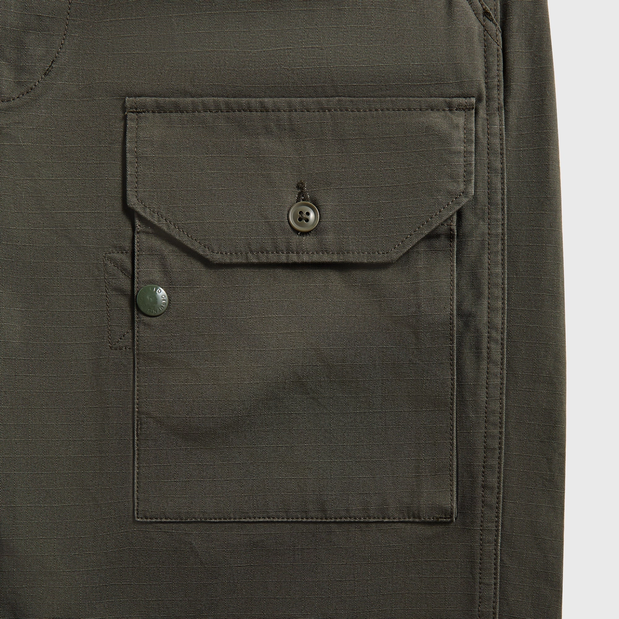 Engineered Garments Heavyweight Cotton Ripstop Pant - Olive Stain Release Finish