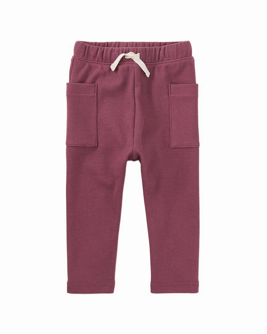 Tea Collection Side Pocket Rib Pants SoftLining Moisture Wicking Technology
