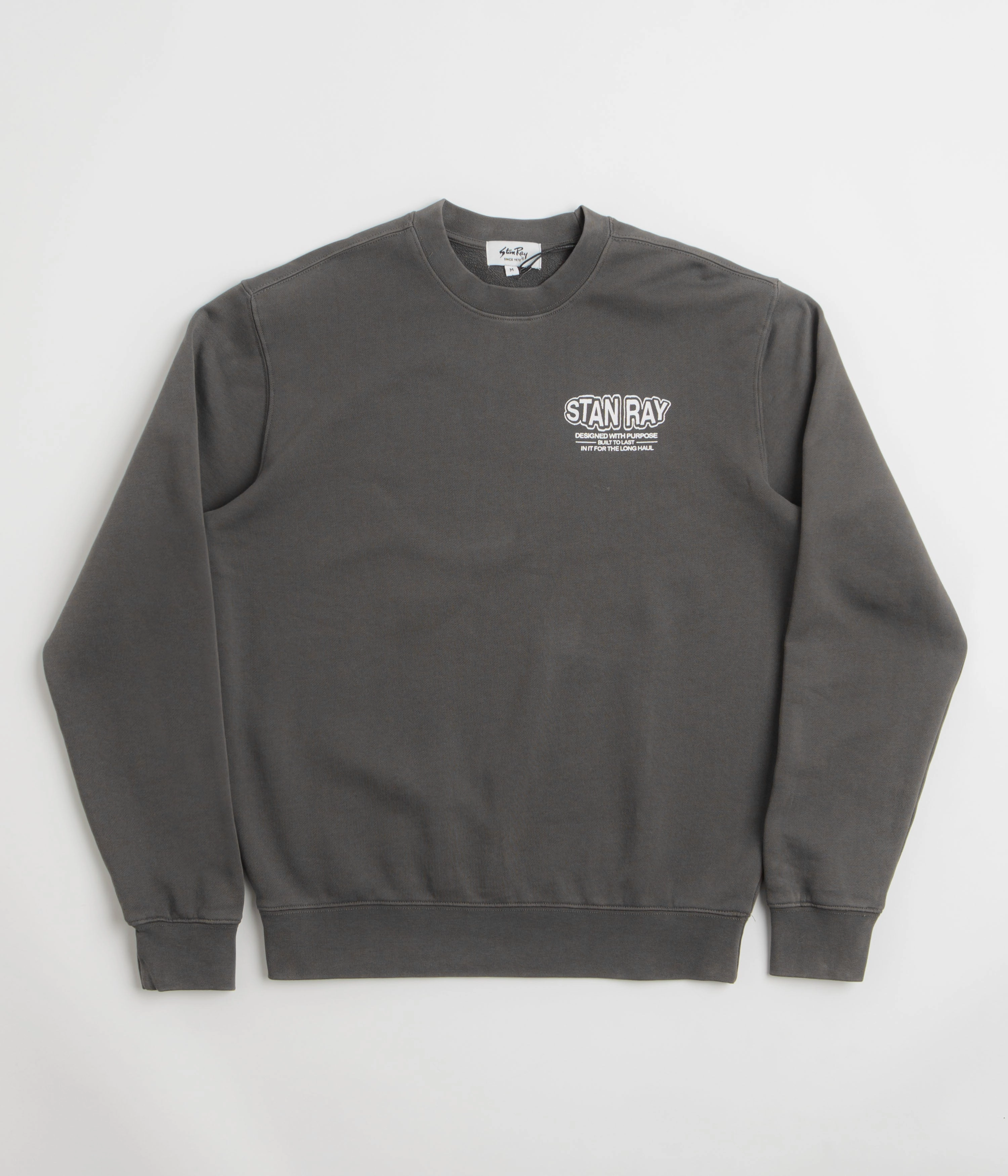 Breathable Design Stan Ray Long Haul Crewneck Sweatshirt - Washed Black