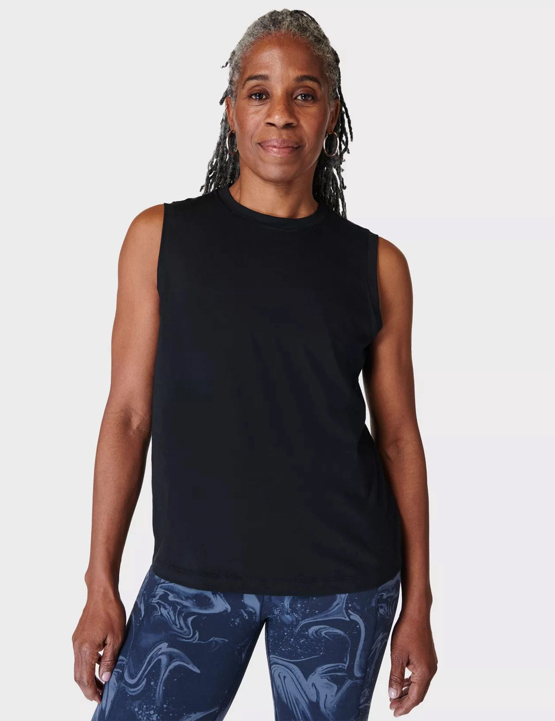 Essential Sleeveless Vest - Black environmental - friendly professional users