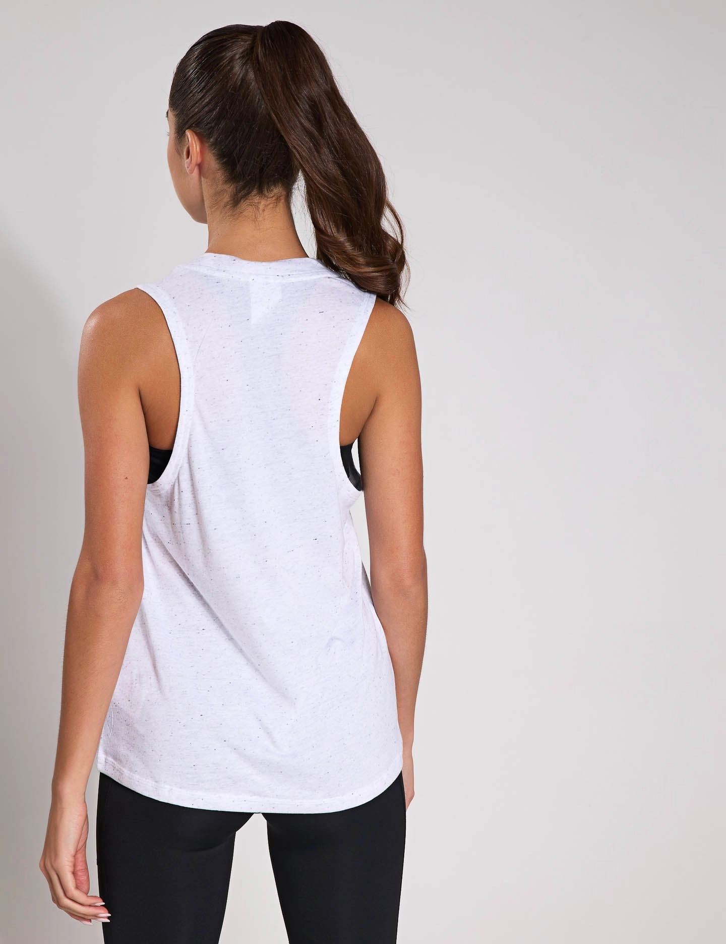 Repurposing - potential Essentials Winners Tank Top - White/Black