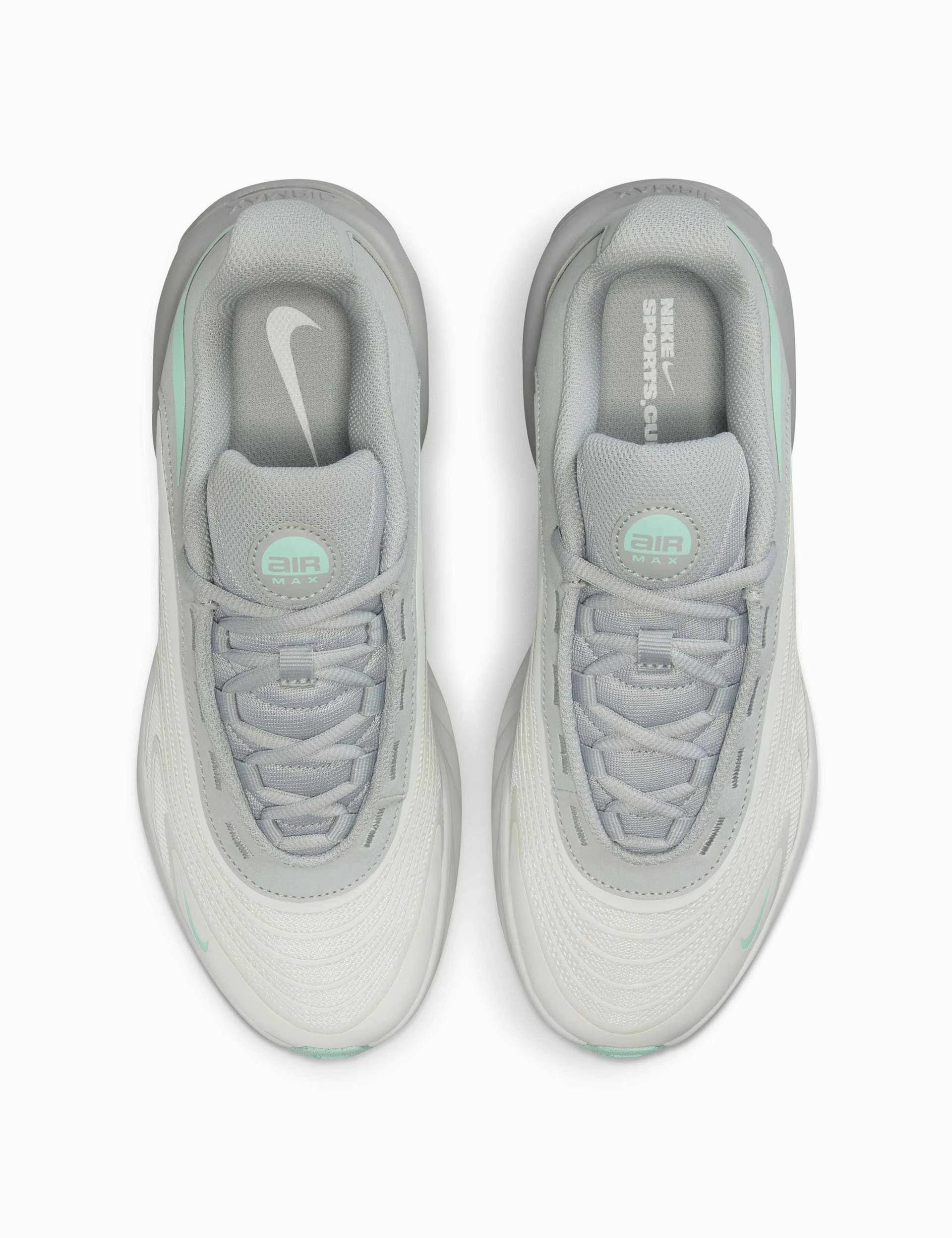 Air Max Fire Shoes - Summit White/Mint Foam/Light Smoke Grey FlexibleOutsole