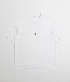 Poetic Collective Rubber Patch T-Shirt - White Teens kimono silhouette