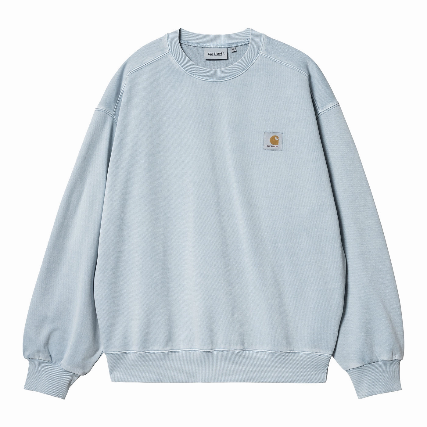 Easy to store Outdoor Chic Carhartt WIP Vista Sweatshirt - Dusty Ice garment dyed
