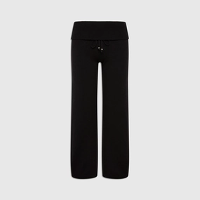 Frankies Bikinis Dawson Cloud Knit Pant - Black Tagless Design