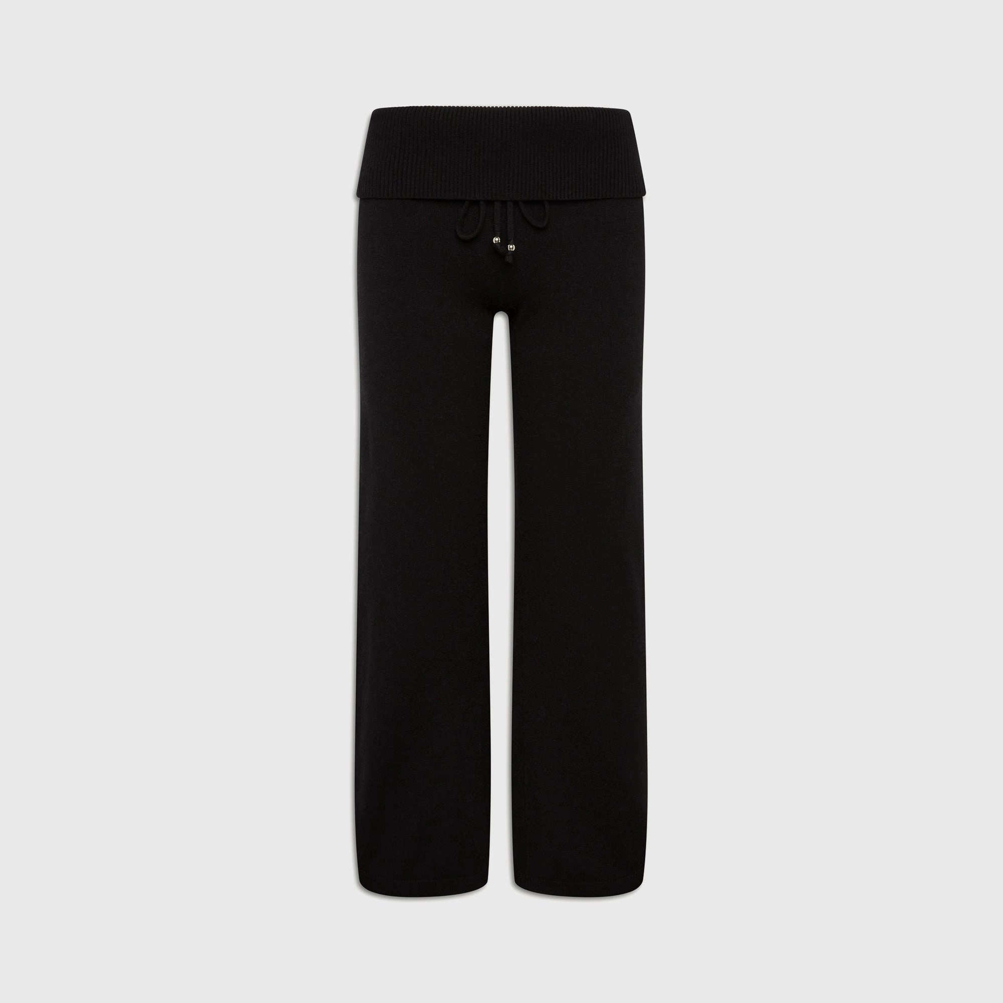 Chill Ready No Sagging Frankies Bikinis Dawson Cloud Knit Pant - Black