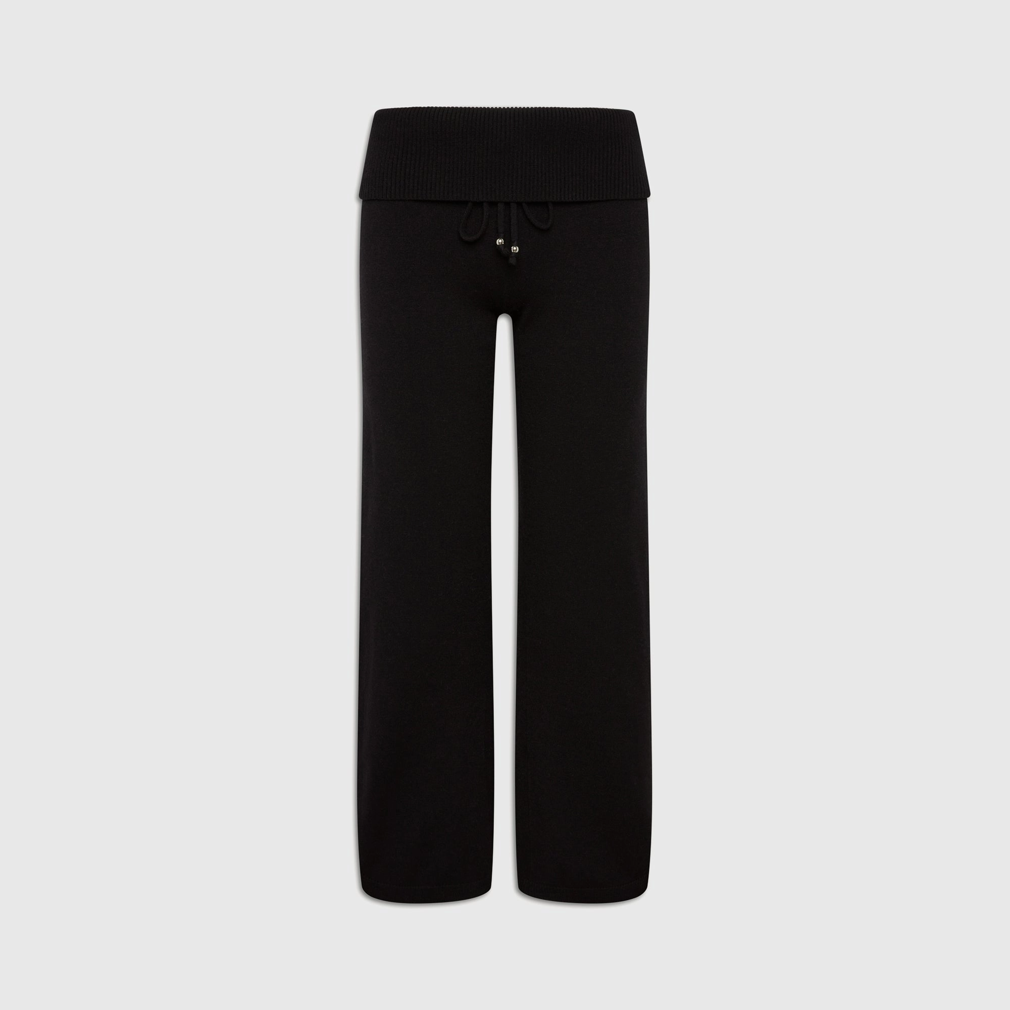 Frankies Bikinis Dawson Cloud Knit Pant - Black Tagless Design