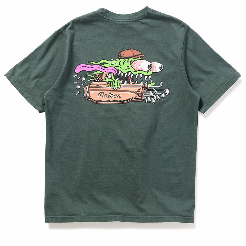 Outdoor Clothing Malbon Golf x Santa Cruz Bermuda Slasher Tee - Green