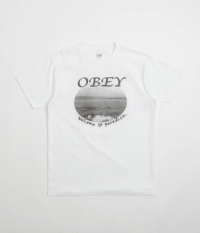Obey Welcome To Paradise T-Shirt - White ethical fashion