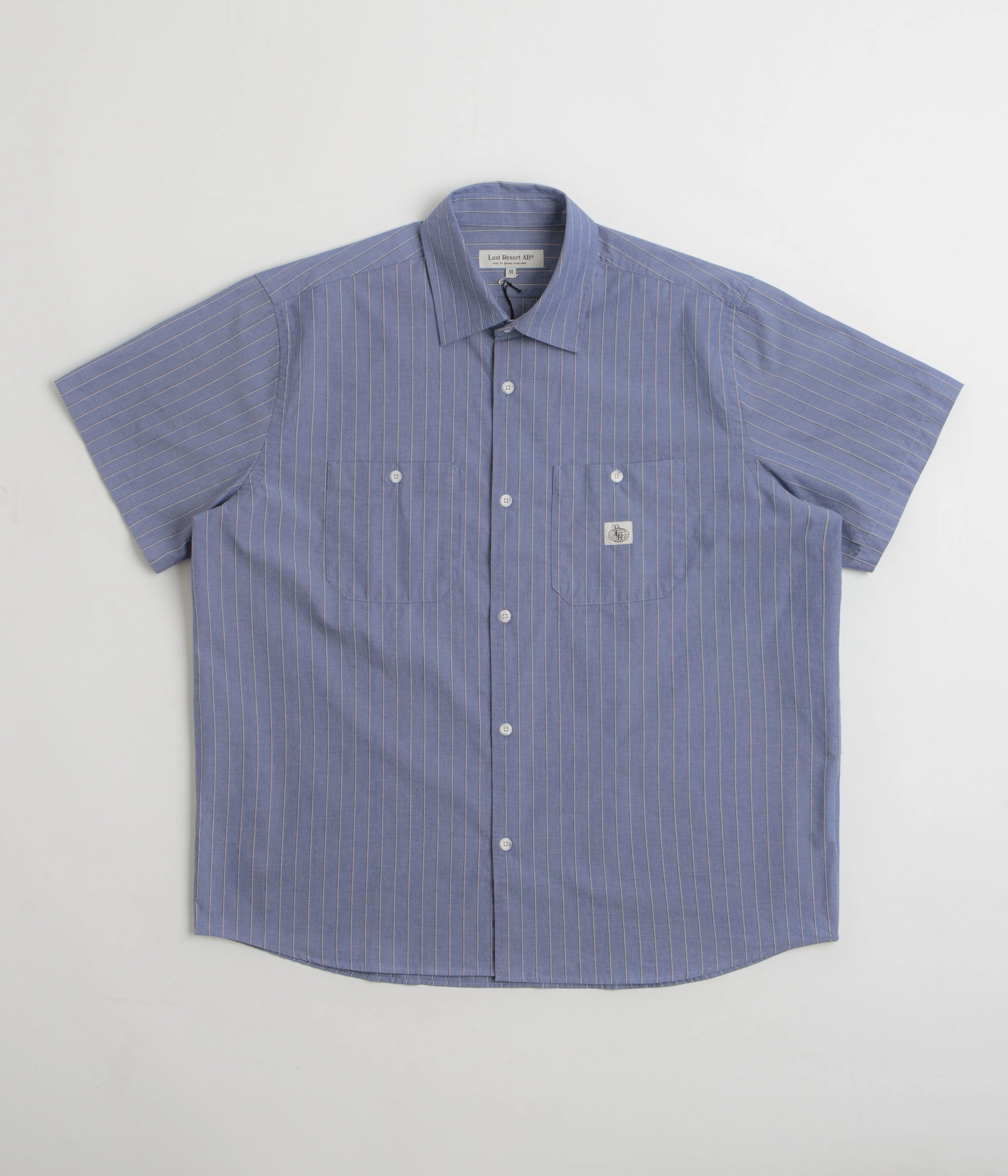 Eco-Friendly Choice Last Resort AB SS-SM001 Short Sleeve Shirt - Zen Blue