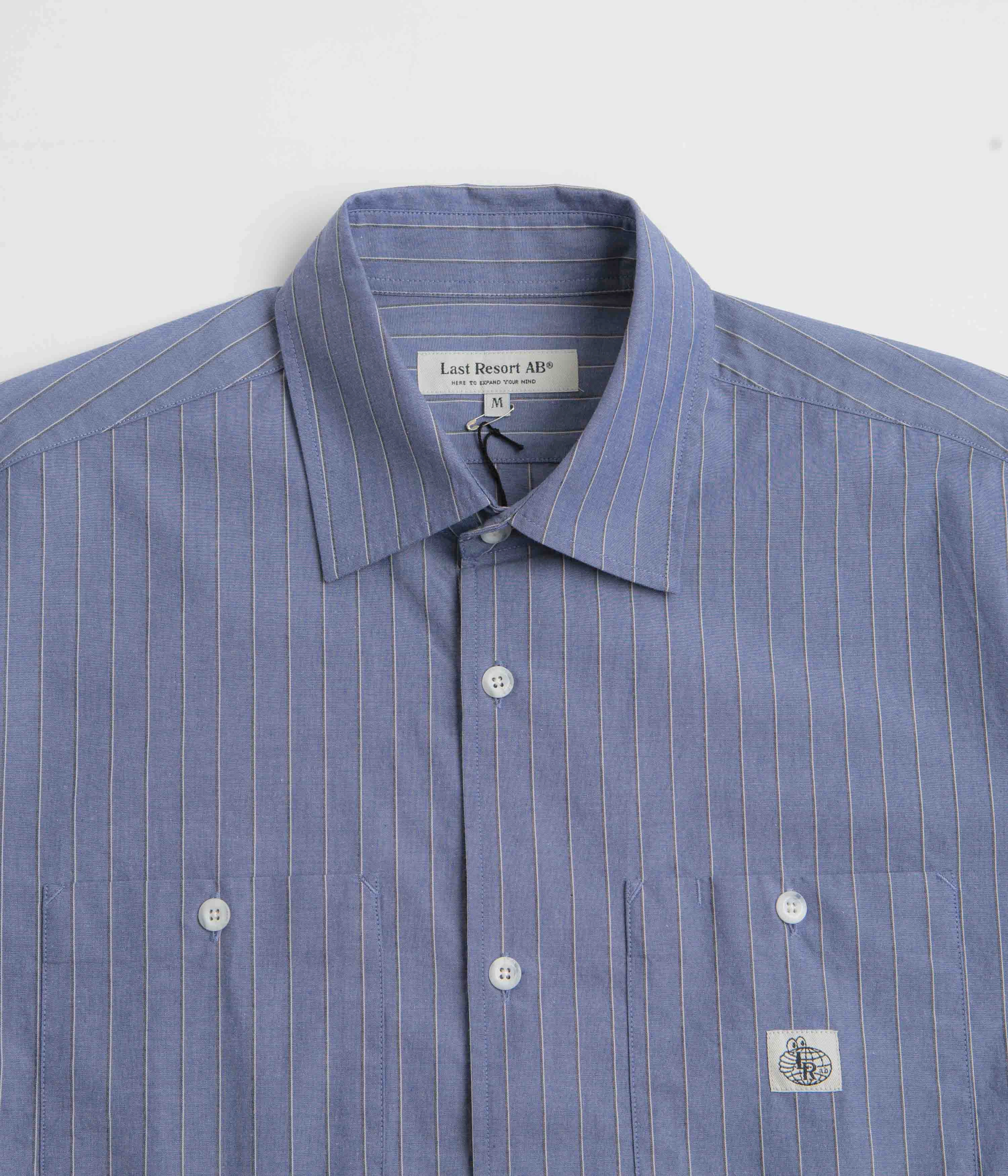 Athleisure Trend Athletic Look Last Resort AB SS-SM001 Short Sleeve Shirt - Zen Blue