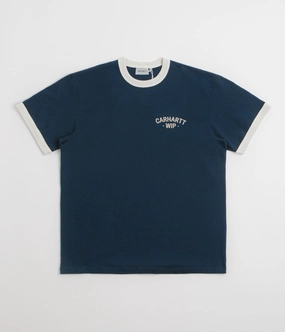 Carhartt 89 Ringer T-Shirt - Ink / Wax Sneakers