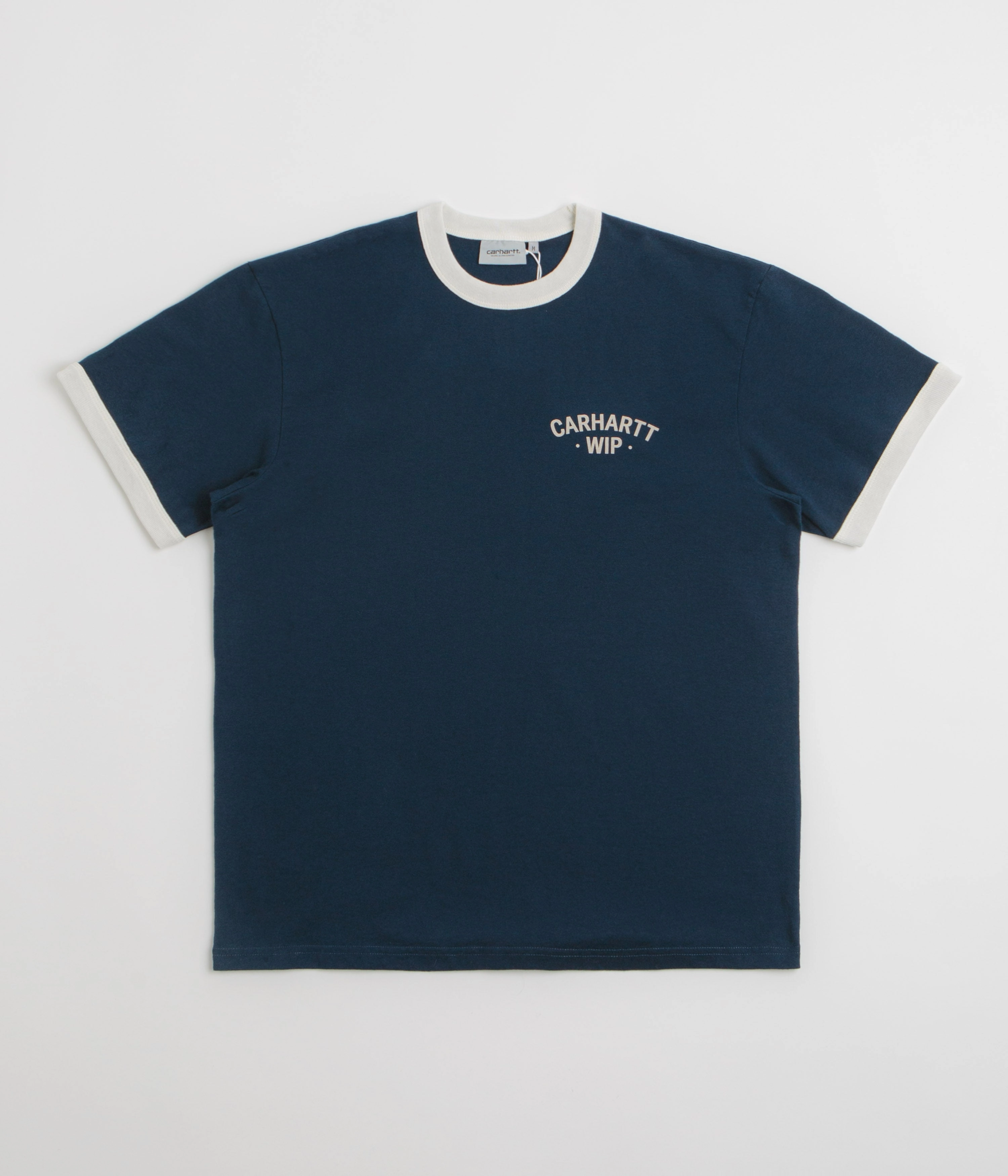 Carhartt 89 Ringer T-Shirt - Ink / Wax Sneakers