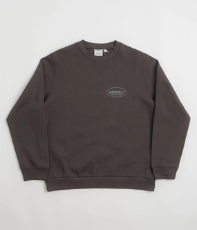 Gramicci Original Freedom Crewneck Sweatshirt - Deep Brown Comfy Feel Best-selling