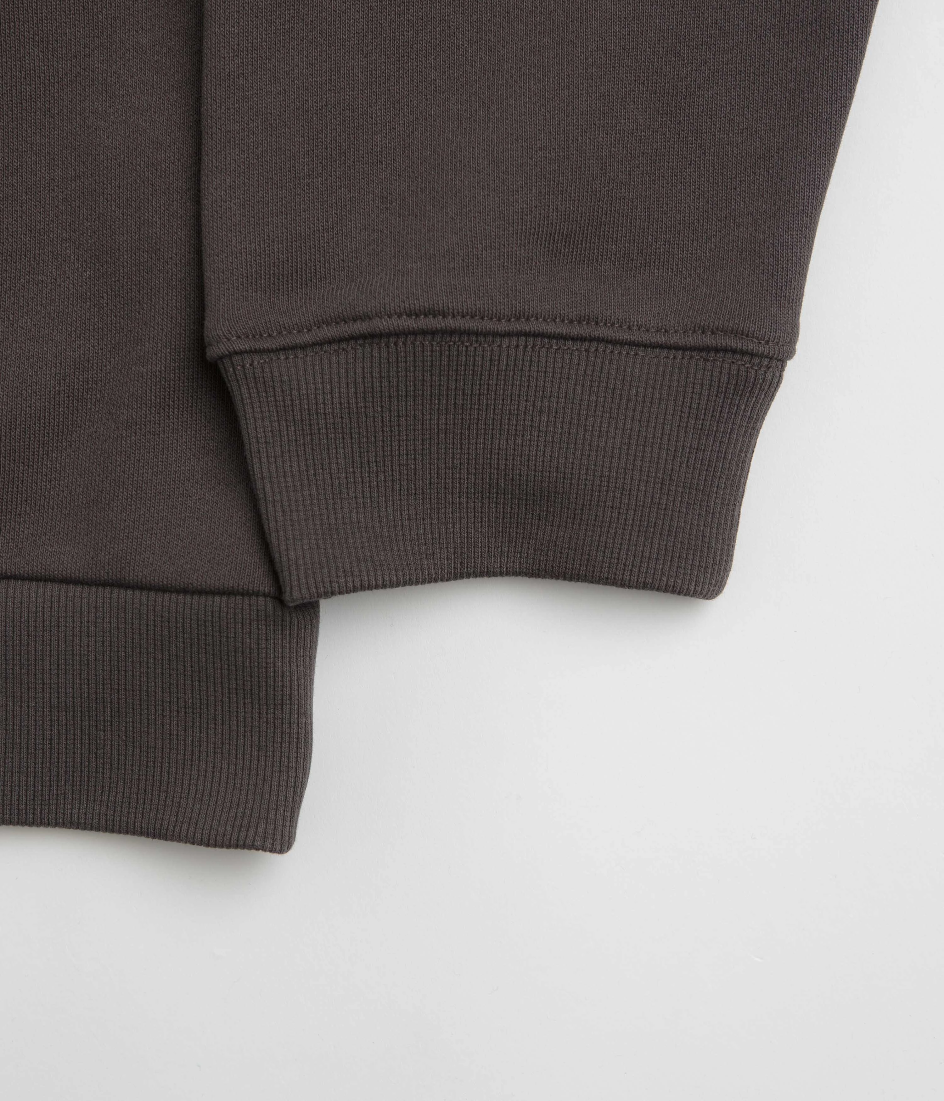 Cotton Blend color fast Gramicci Original Freedom Crewneck Sweatshirt - Deep Brown