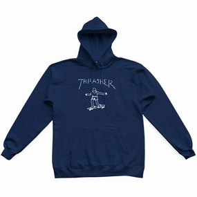 Sustainable Choice Thrasher - Gonz Hoodie Navy/White