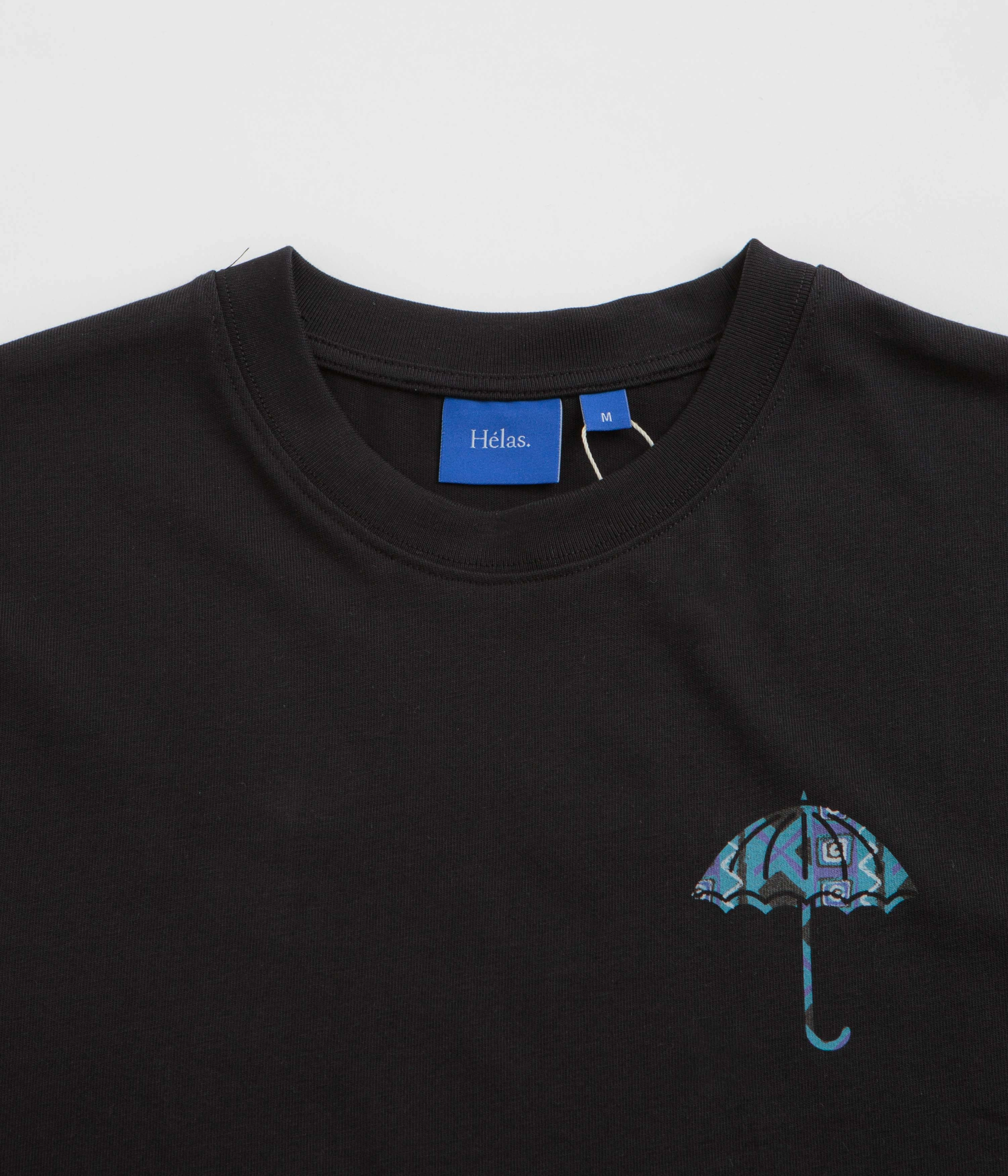 cycling outfit Fitted Silhouette Helas Brush T-Shirt - Black