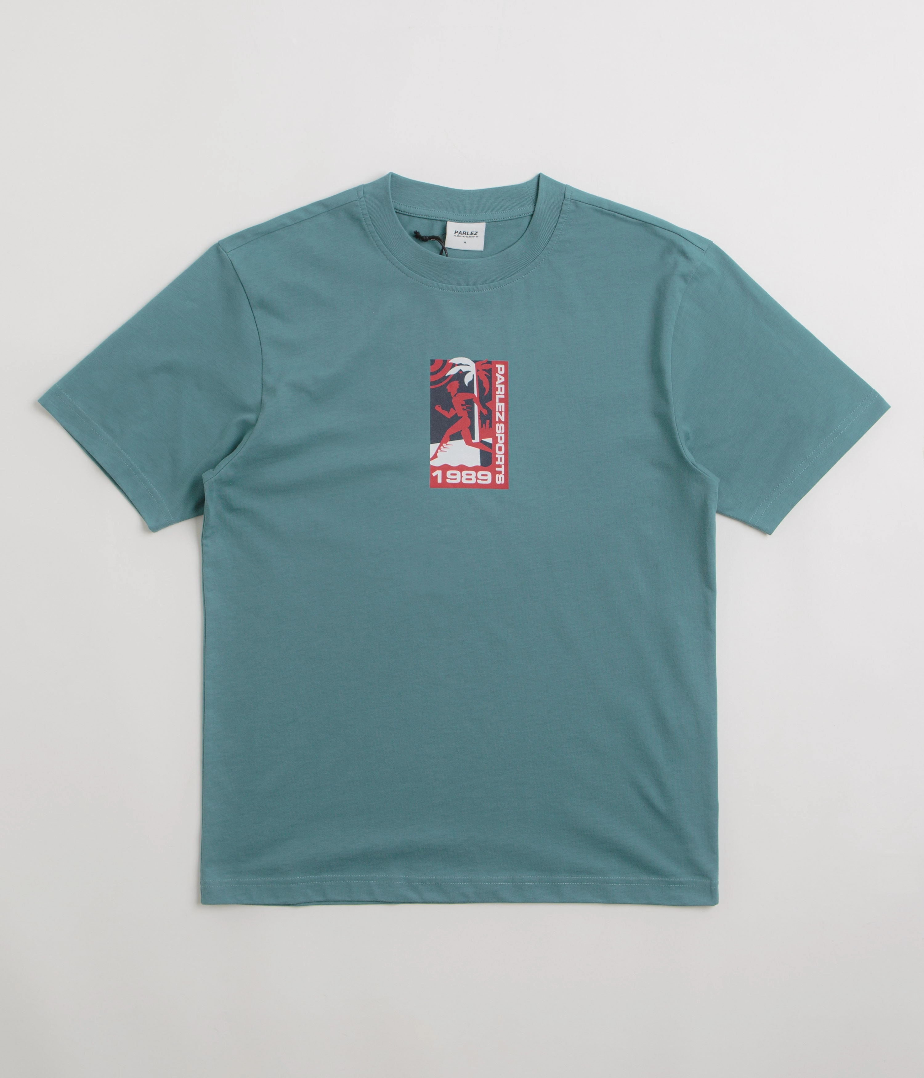 Collar design Striped style Parlez Vita T-Shirt - Storm