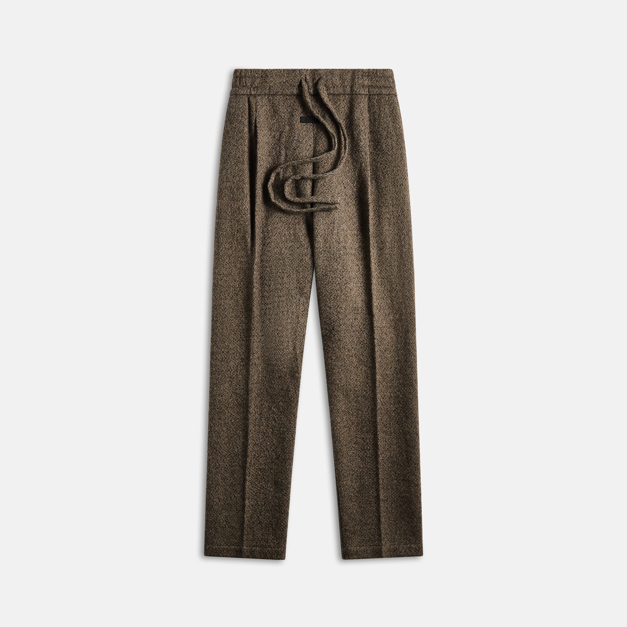 Sporty Comfort Wear Fear of God Drawstring Eternal Pant - Melange Wood