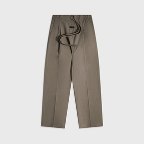 DoubleLayeredHem Fear of God Drawstring Straight Pant - Willow