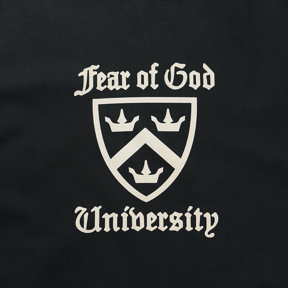 Fear Of God Essentials Heavy Crewneck Tee - Black urban climate