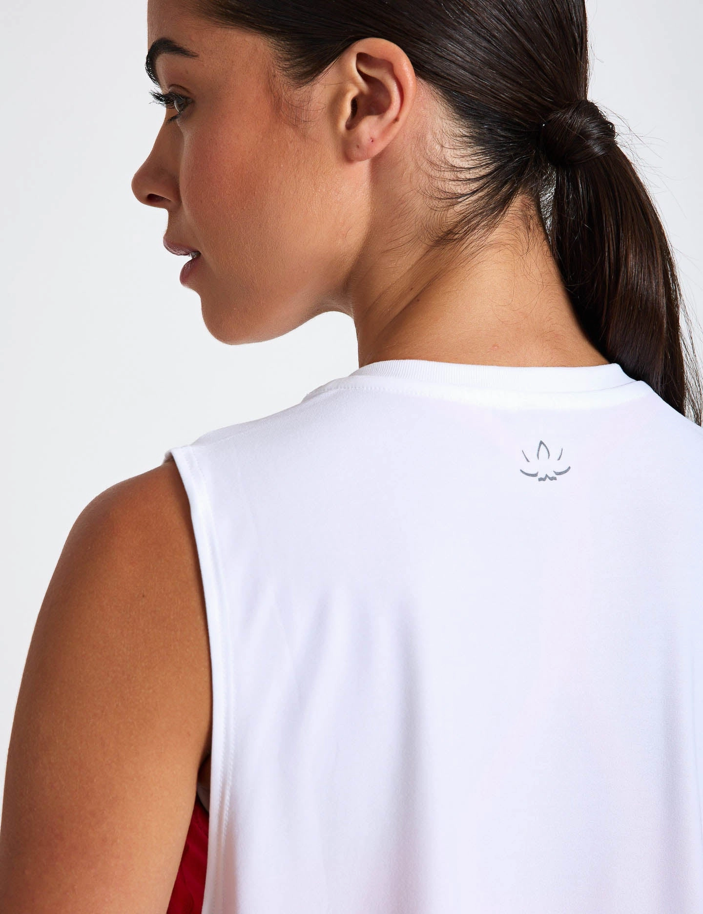 Featherweight Minimal Cropped Tank - Cloud White firefighters