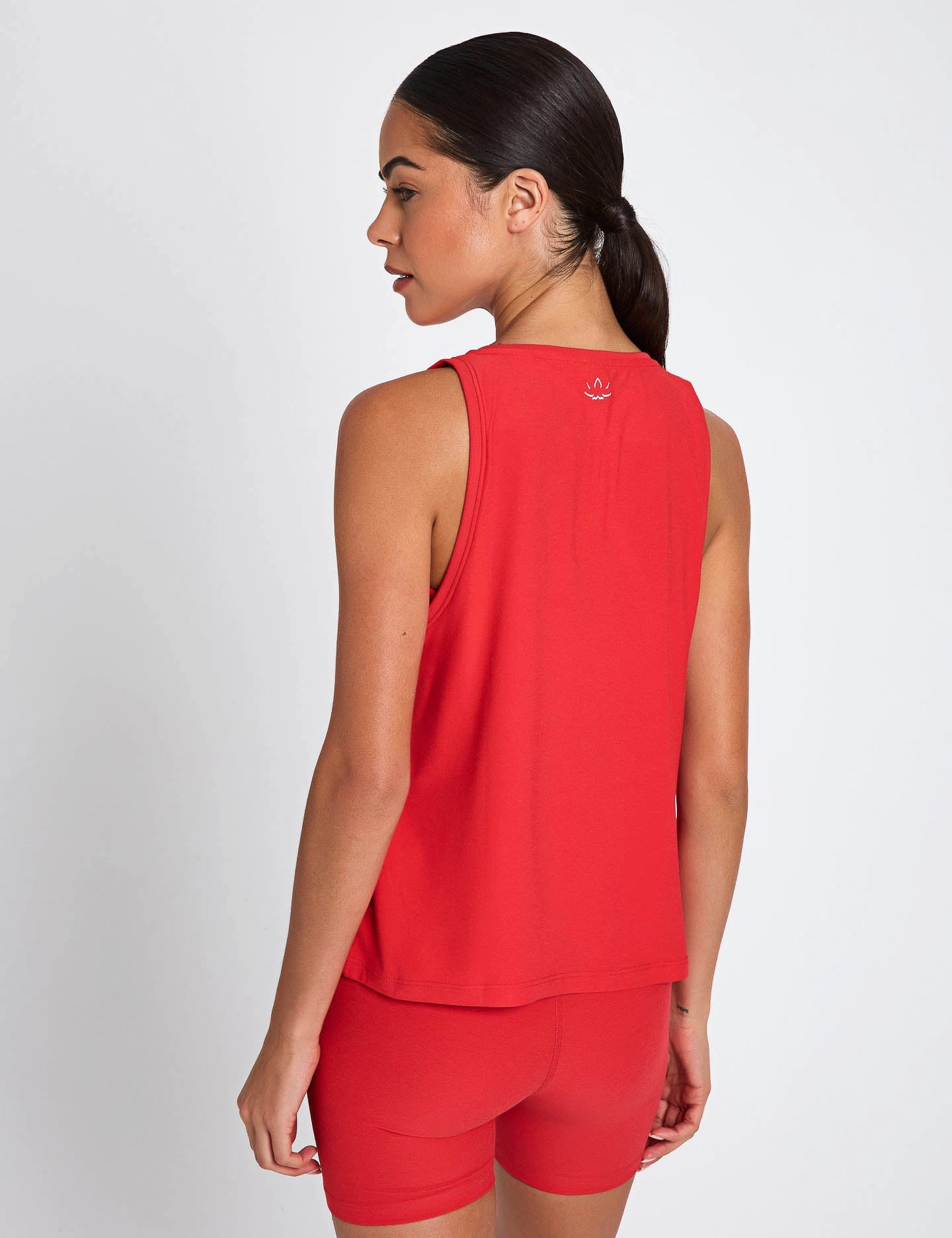 Featherweight Rebalance Tank - Candy Apple Red Heather Soft Fresh