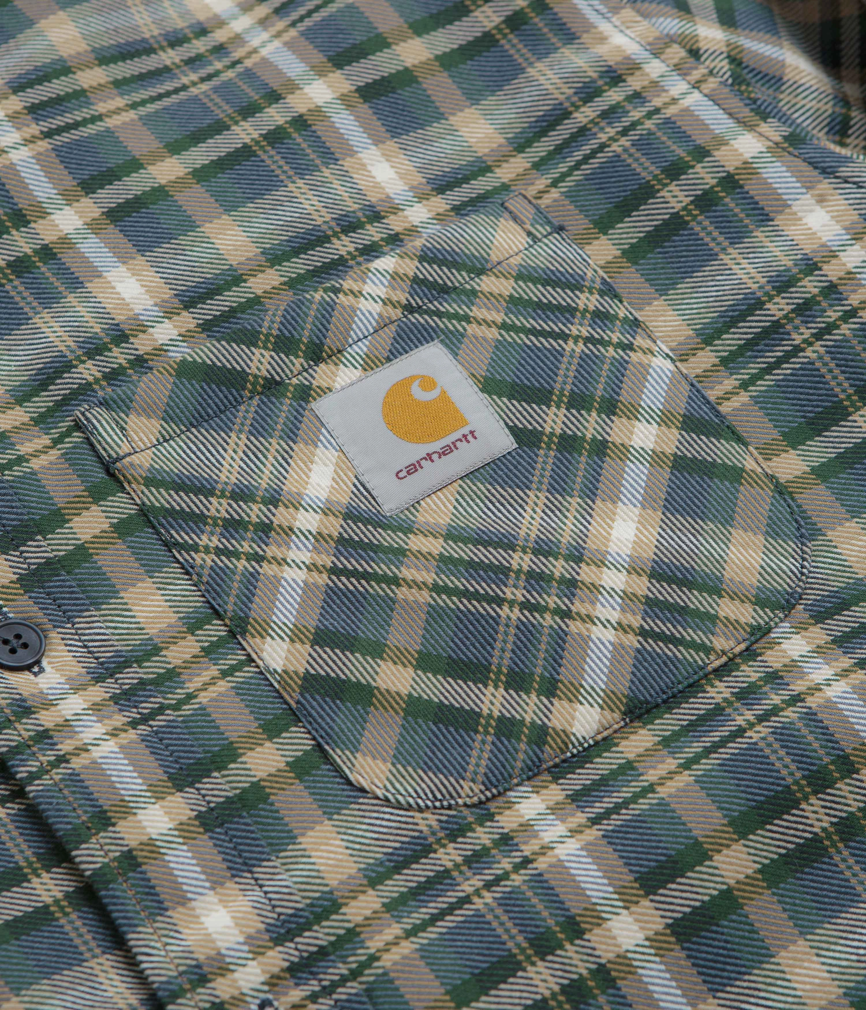 morning Carhartt Cronyn Shirt Jacket - Cronyn Check / Dark Navy