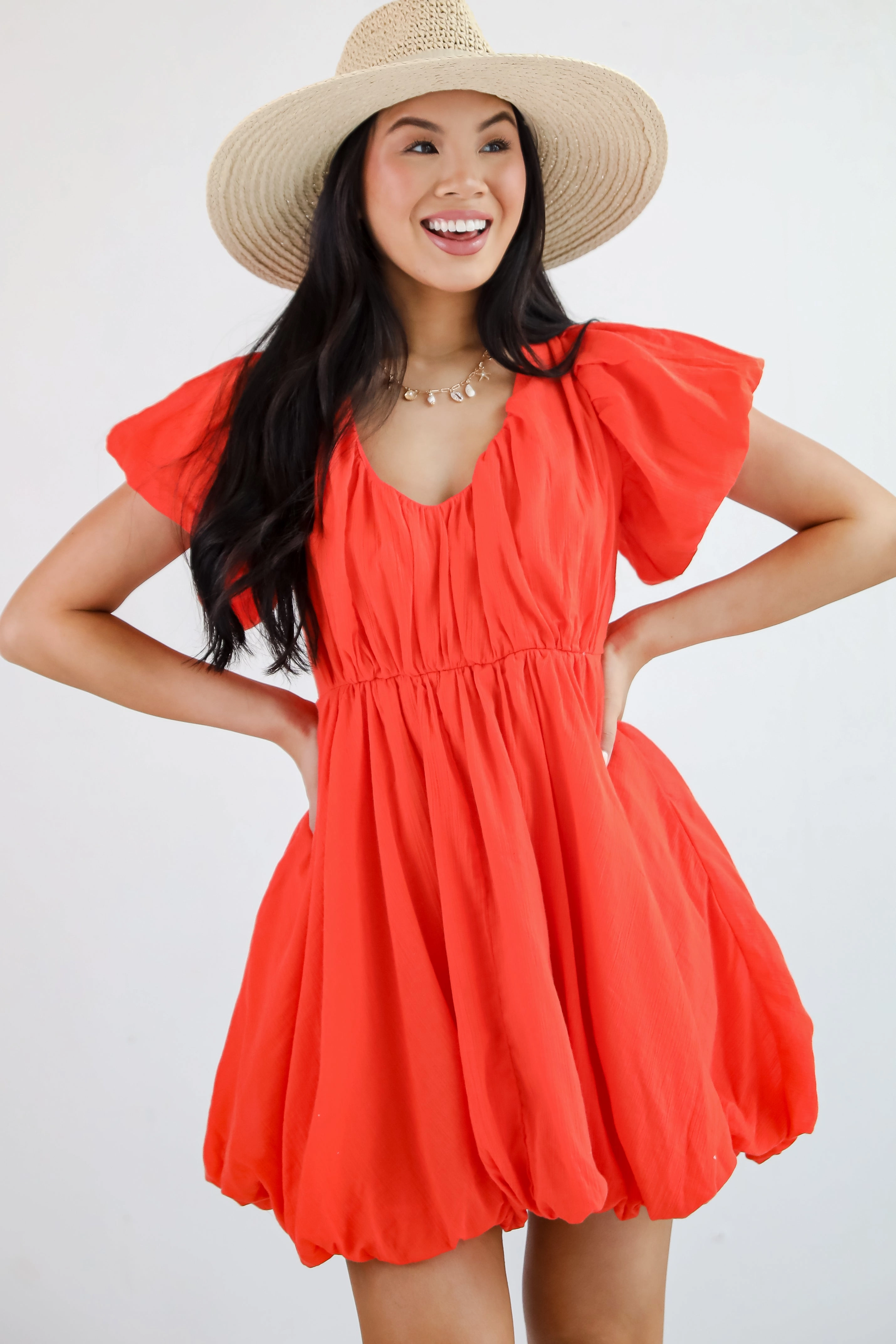 Bloom Zone FINAL SALE - All The Charm Babydoll Mini Dress