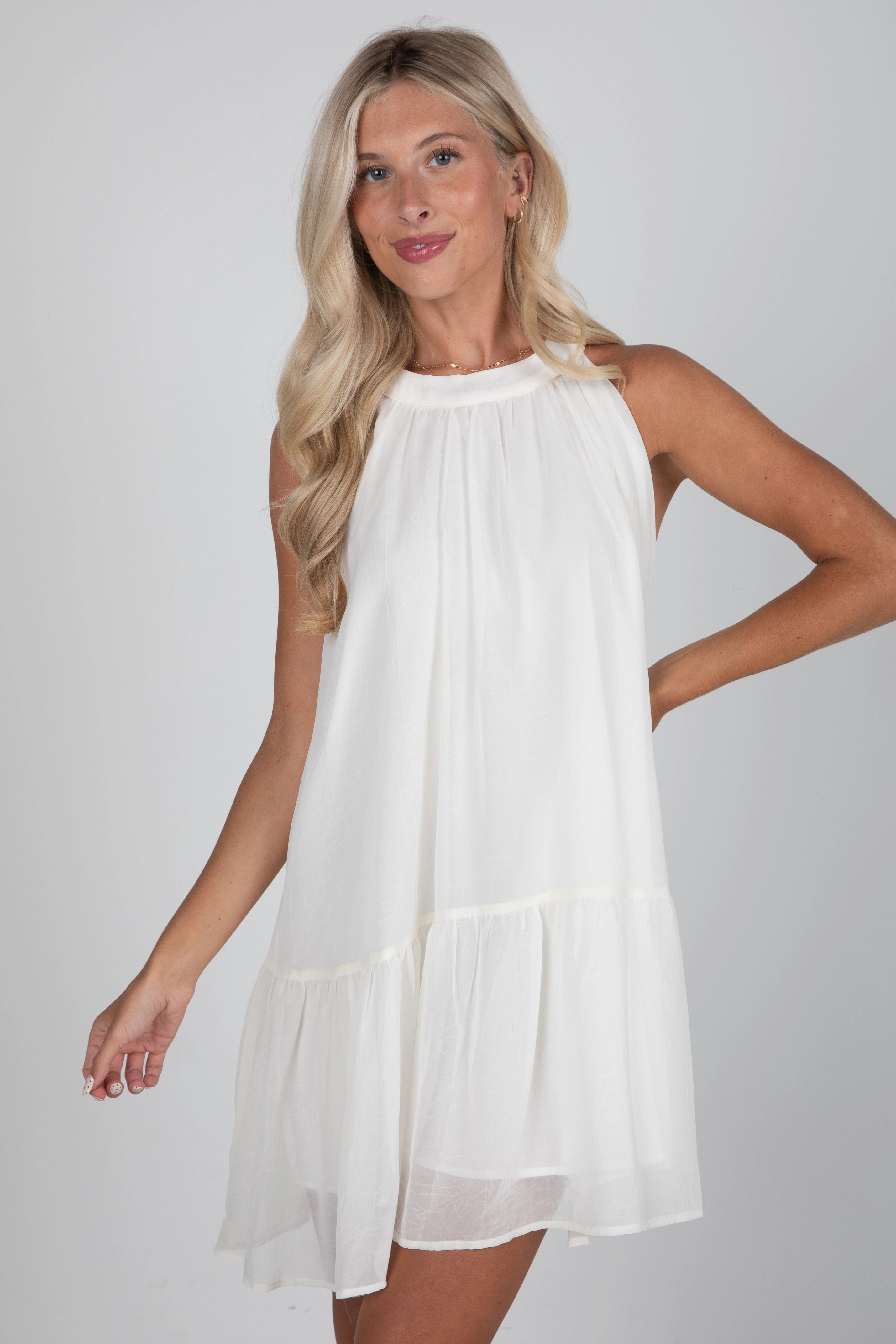 FINAL SALE - Irresistible Attitude Mini Dress Bright Petal