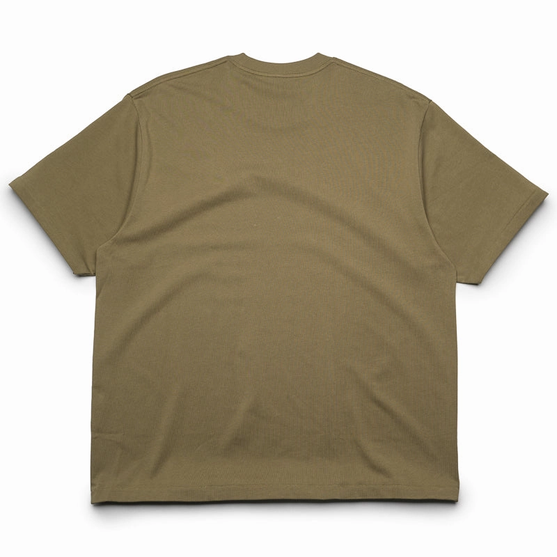 A Bathing Ape Blur Logo Tee - Olive Drab stud