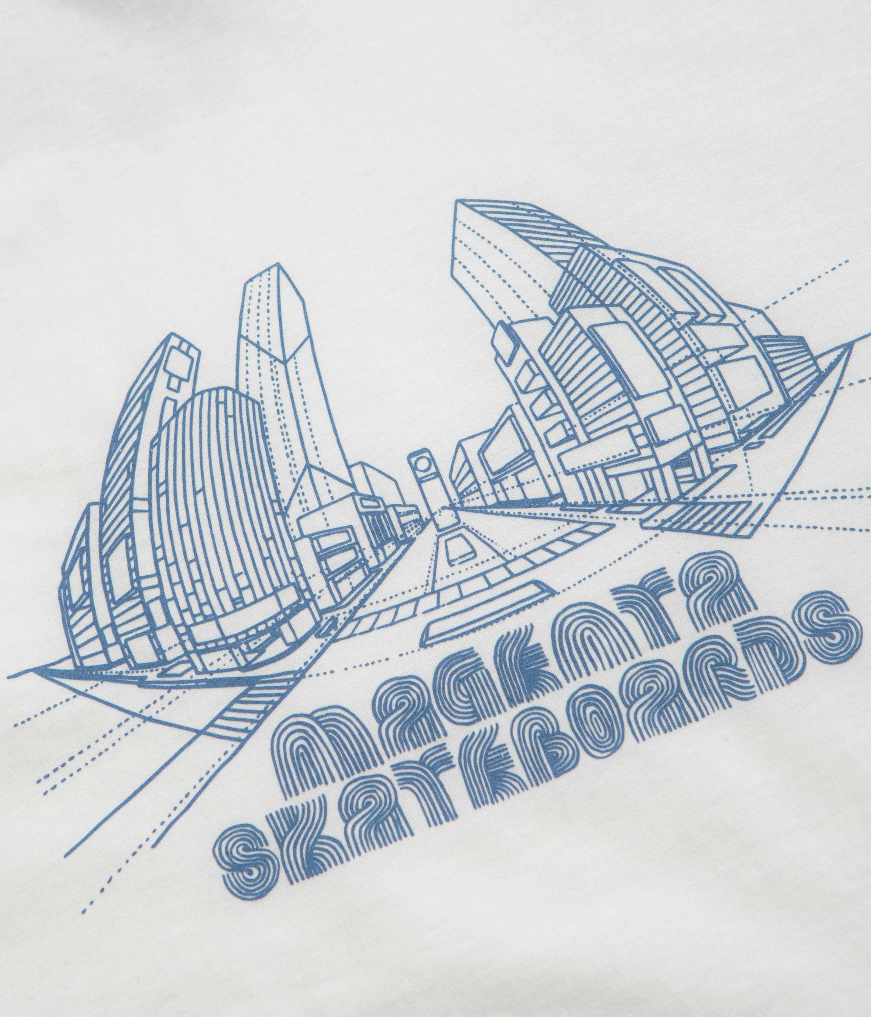 Daytime Magenta 3D T-Shirt - White