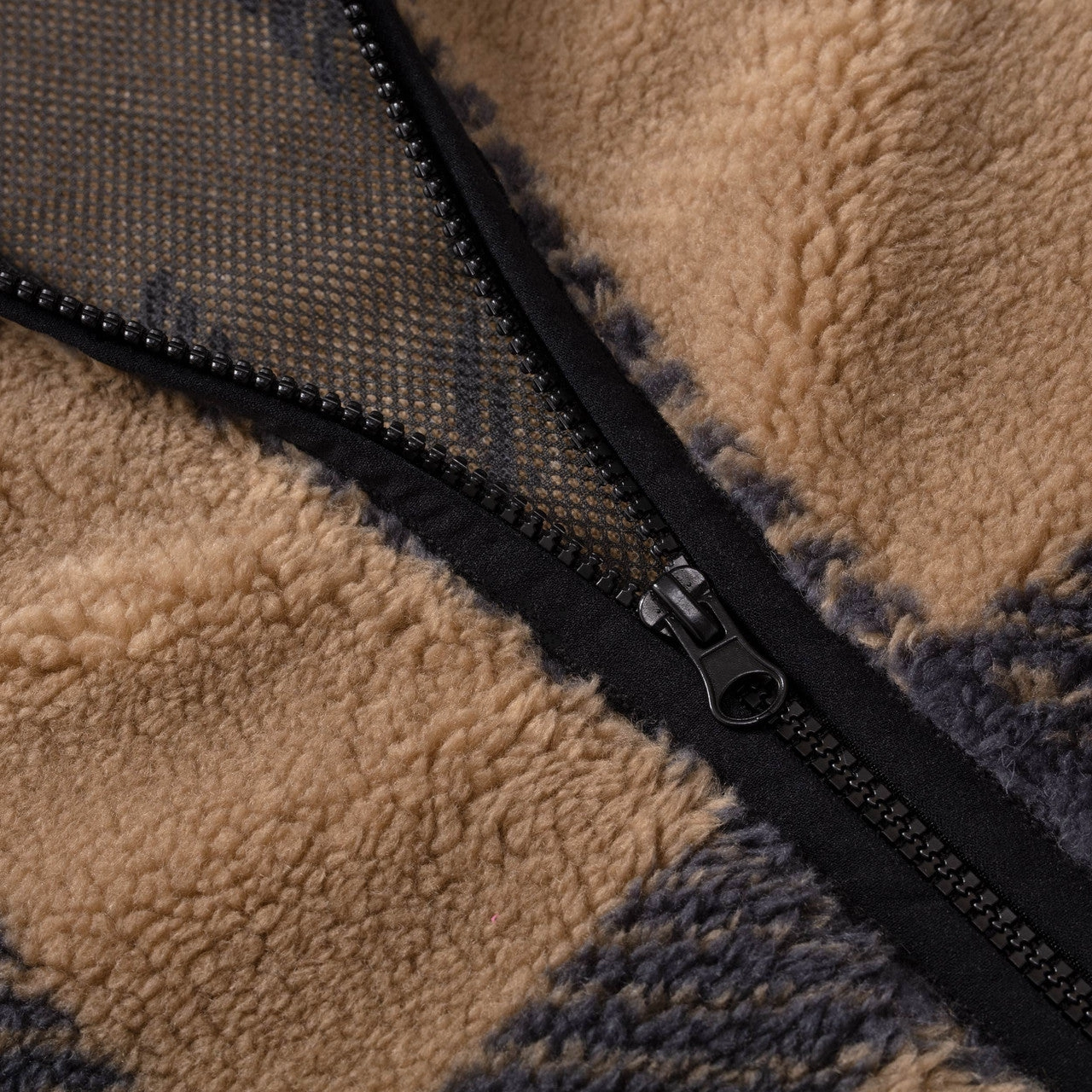 Neutral Layer Perseverance Plaid Fleece Jacket