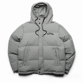 Flaneur Puffer Jacket - Grey Motion Friendly Neutral Layer