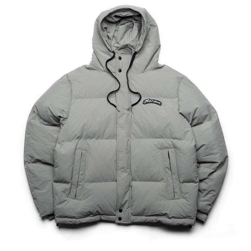 Flaneur Puffer Jacket - Grey Motion Friendly Neutral Layer