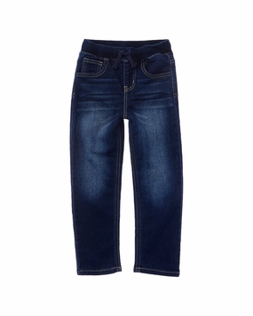 Flapdoodles Knit Denim Straight Fit Jean Everyday Flex Quick Change