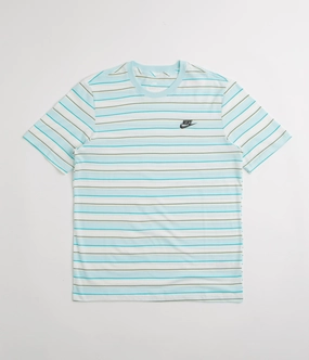 Adjustable Nike Stripe Club T-Shirt - Glacier Blue / Black