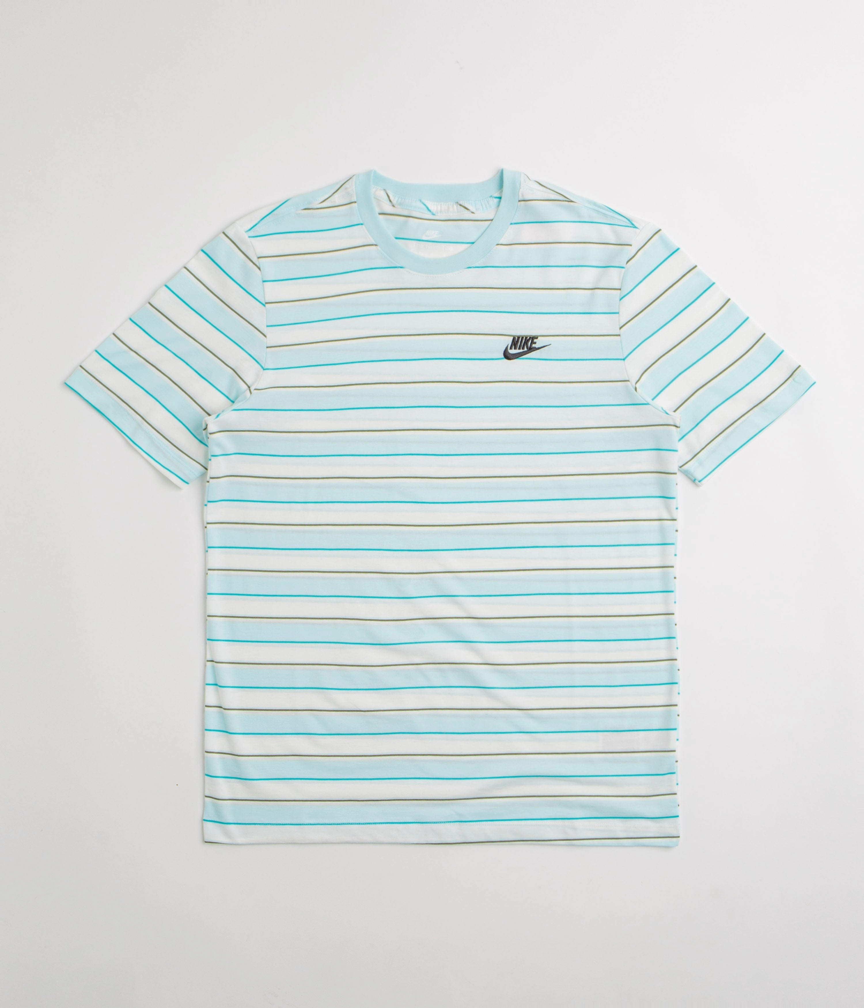 Adjustable Nike Stripe Club T-Shirt - Glacier Blue / Black
