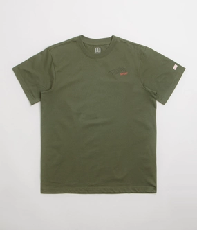 shift silhouette Arctic region Topo Designs Perspective T-Shirt - Beetle