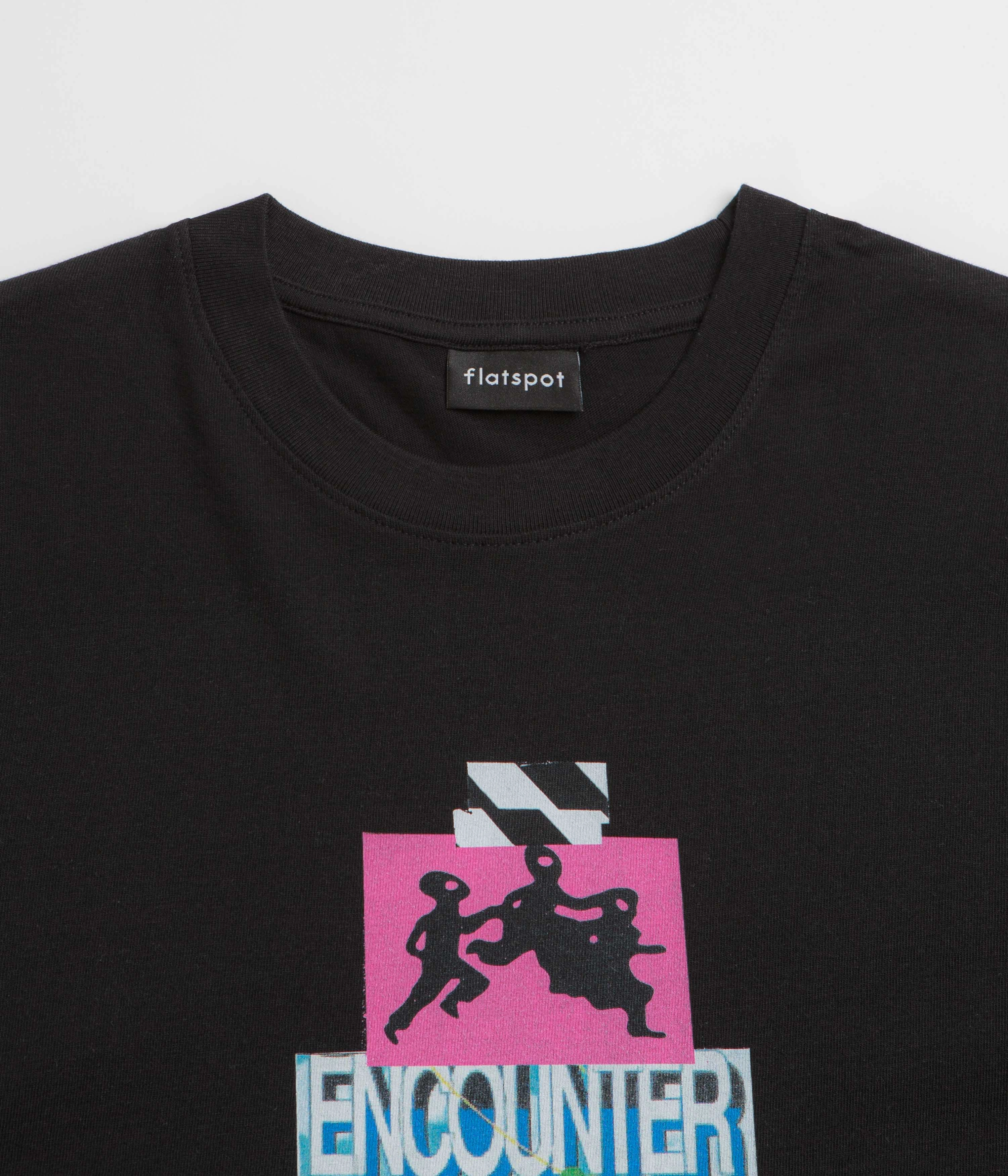 Casual flatspot Encounter T-Shirt - Black