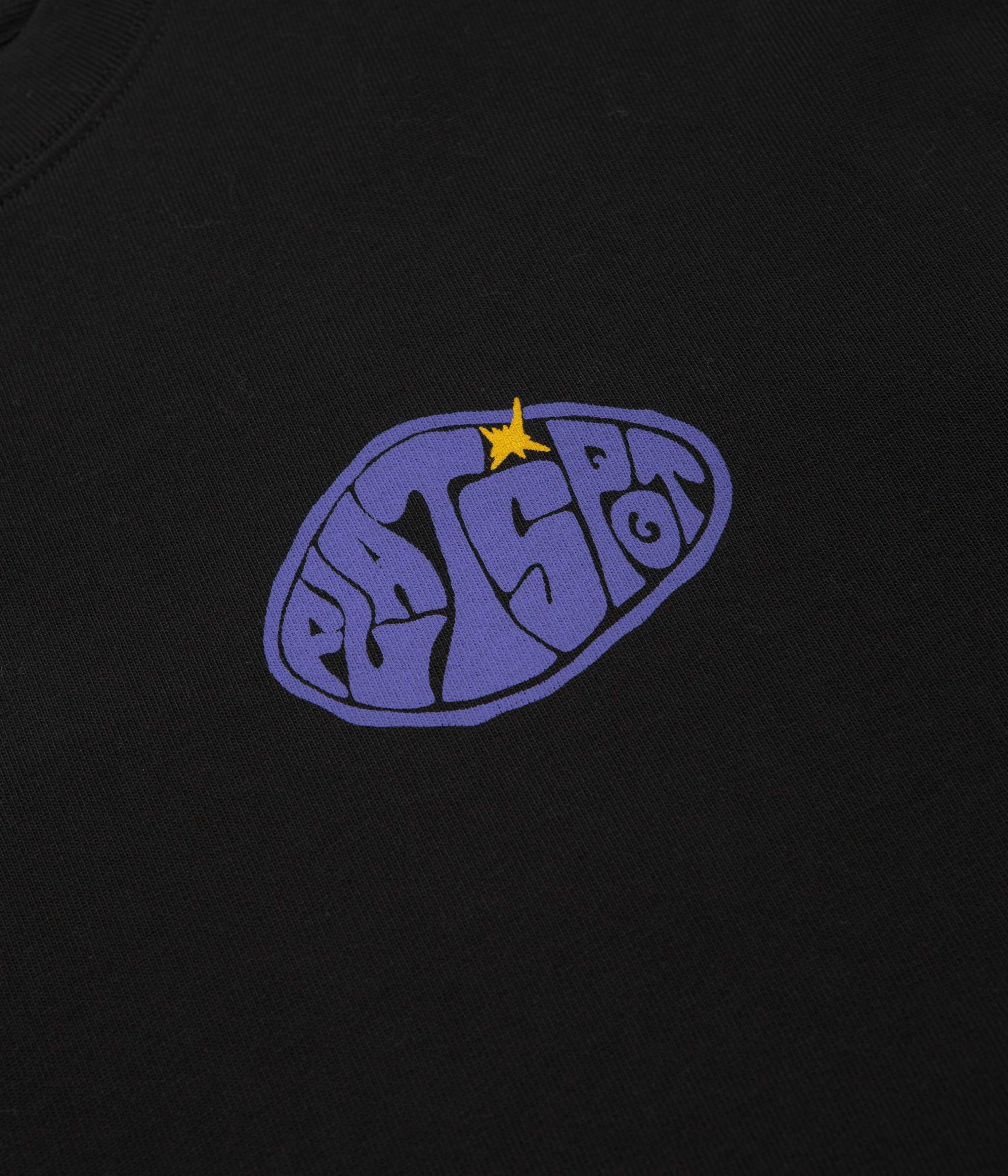 flatspot Hole Crewneck Sweatshirt - Black Removable