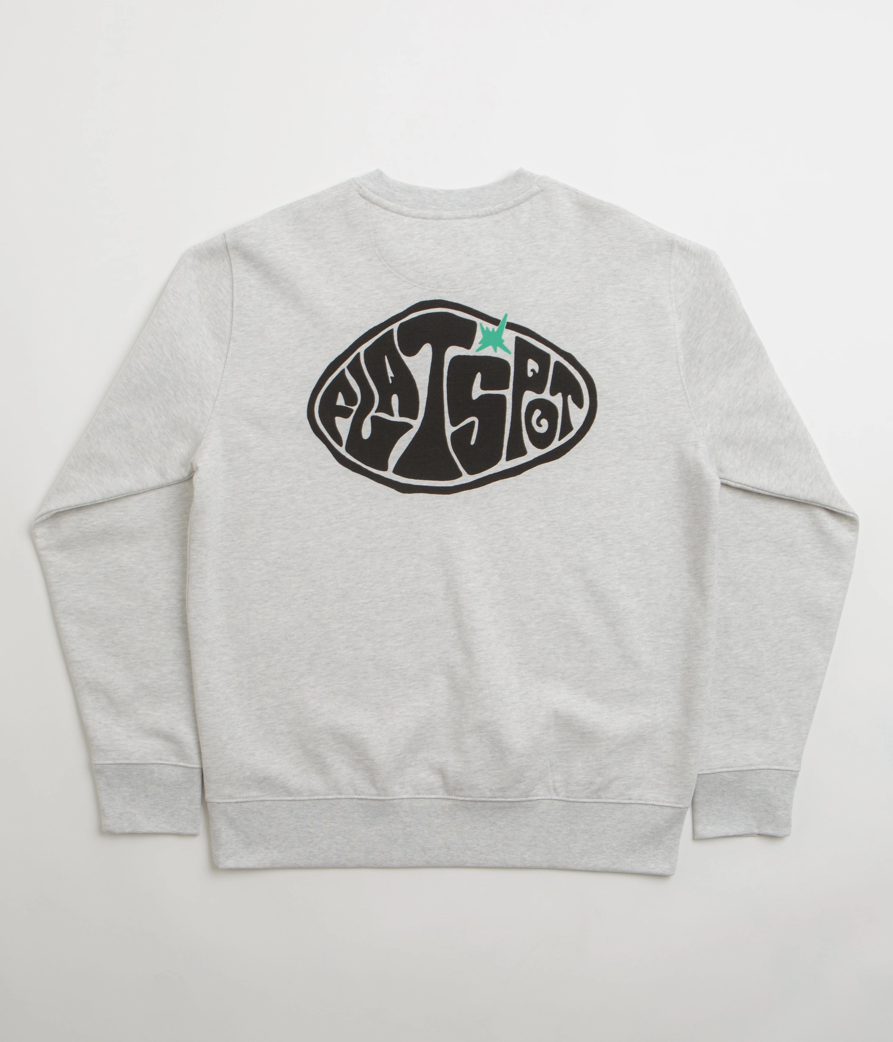 flatspot Hole Crewneck Sweatshirt - Cool Heather Grey product value for money