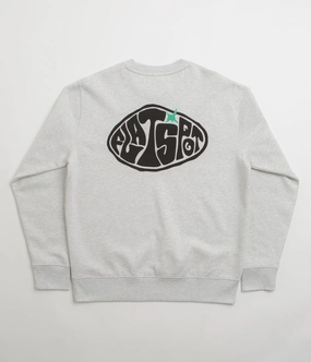 flatspot Hole Crewneck Sweatshirt - Cool Heather Grey product value for money