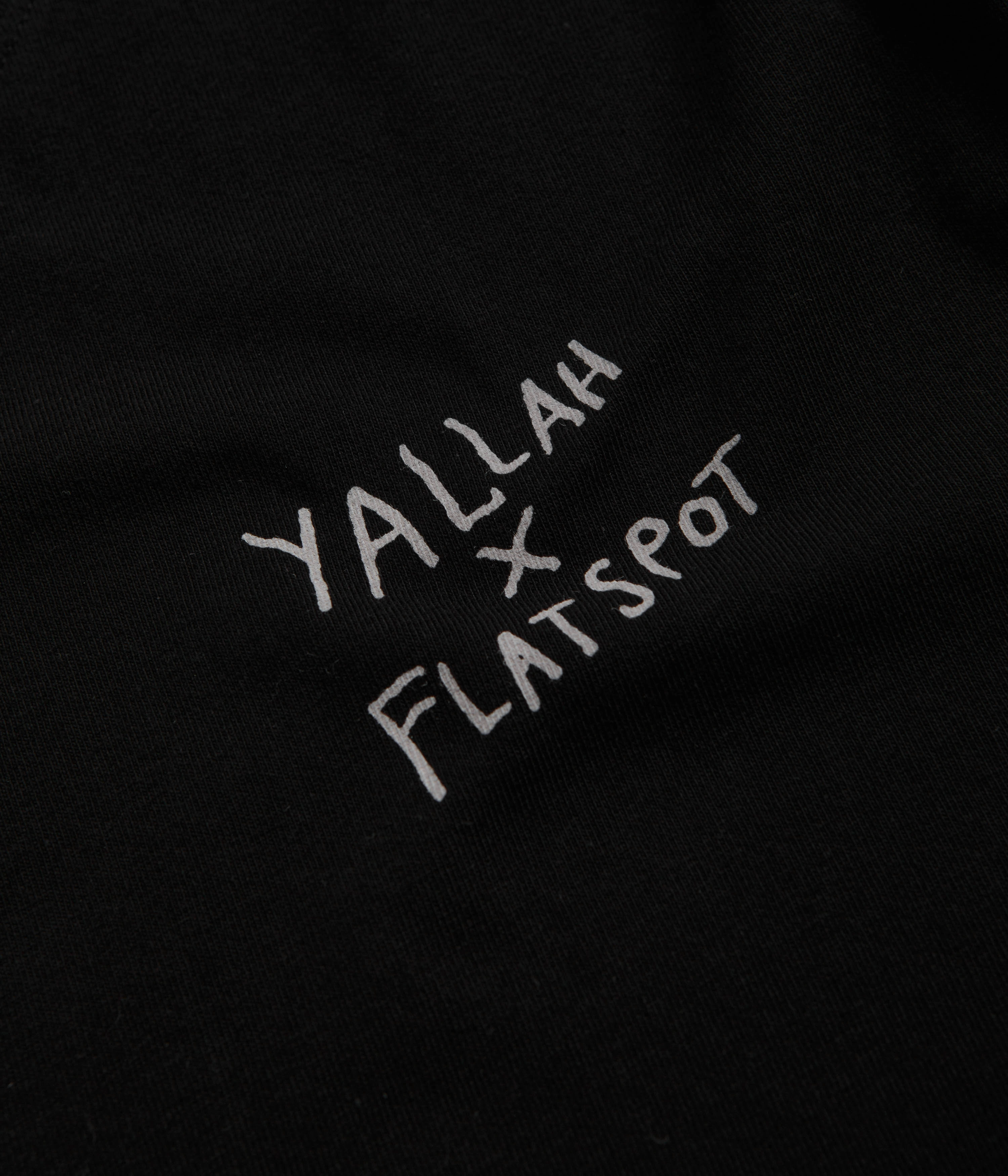 train event swimming venue flatspot x Yallah T-Shirt - Black