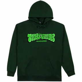 Adjustable Thrasher - Bully Hoodie Forest Green