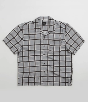HUF Flynn Short Sleeve Resort Shirt - Black High Density Weave